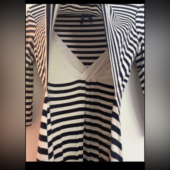 Seraphine STRIPED MATERNITY & NURSING DRESS - Picture 2 of 3